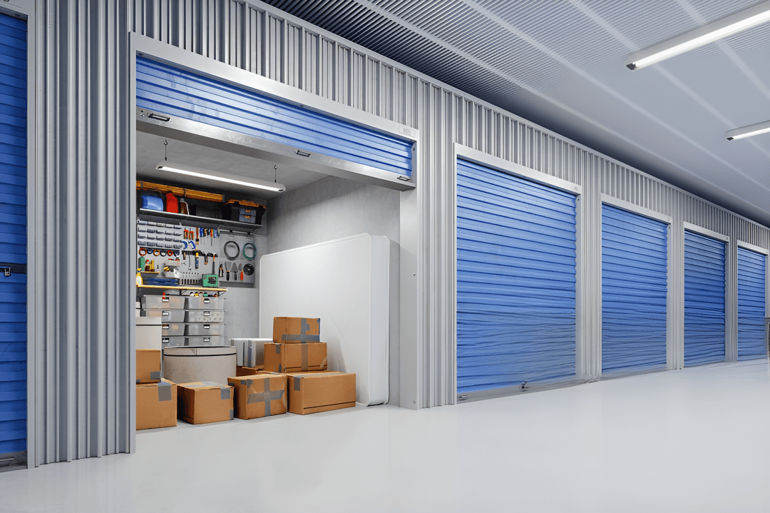 open storage unit